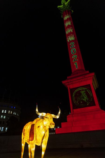 (miniature) Illumination à Trafalgar Square