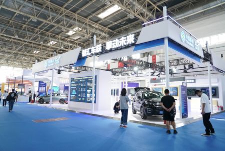 (miniature) La zone d'exposition couverte de la Conférence mondiale des véhicules connectés intelligents 2022