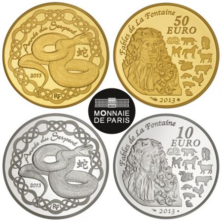 (miniature) euros année du Serpent