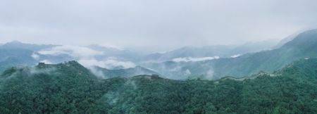 (miniature) Photo aérienne de la section de Mutianyu de la Grande Muraille