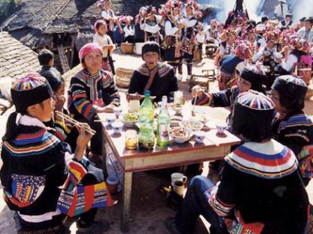 (miniature) Habitudes vestimentaires du groupe ethnique Lahu