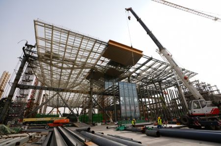 (miniature) Chantier de la gare de Xinghuo à Beijing