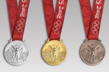 (miniature) médailles JO 2008