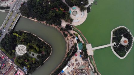 (miniature) Photo aérienne du paysage le long du Grand Canal de Cangzhou