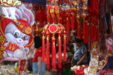 Photos Myanmar : dcoration pour le Nouvel An lunaire chinois