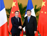 Photos : Xi Jinping rencontre le prsident franais Emmanuel Macron
