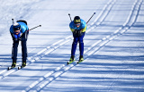 Photos : (BEIJING 2022) Session d'entrainement de ski de fond  Zhangjiakou