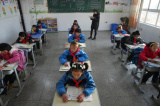 Photos Chine : reprise des cours aprs le sisme au Gansu