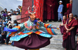 Photos Chine : la danse cham au Tibet