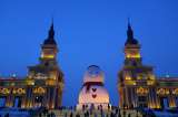 Photos Chine : bonhomme de neige g�ant � Harbin