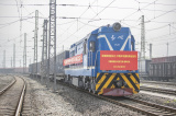 Photos Chine : mise en service d'un train de fret international reliant le Yangts  l'Indochine
