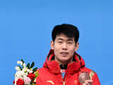 Photos : (BEIJING 2022) Le Chinois Yan Wengang gagne le bronze en skeleton