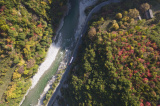 Photos Chine : paysage automnal des monts Qinling