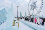 Photos Chine : clture d'un concours de sculptures de glace  Harbin