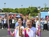 Photos Chine : relais de la flamme des Jeux asiatiques de Hangzhou  Ningbo