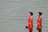 Photos Jeux asiatiques  Hangzhou : aviron du double fminin