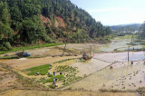 Photos Chine : reconstruction aprs de fortes pluies au Hunan