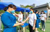 Photos (COVID-19) Chine : exercice de reprise des cours dans 19 coles au Hebei