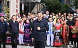 Photos Chine : inspection de Xi Jinping  Nanning