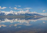 Photo Chine : paysage du mont Chomolhari au Xizang