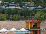 Photos Chine : hausse du niveau d'eau du fleuve Jaune  Lanzhou