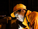 Photos Chine : maintenance de trains de fret au Guangxi