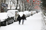 Photos : Chute de neige en Chine