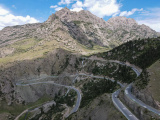 Photos Chine : paysage le long de l'autoroute Duku