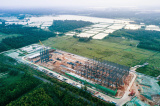 Photos Chine : construction de la Cit� internationale de l'a�rospatiale de Wenchang