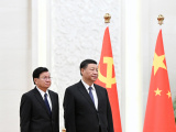 Photos : Xi Jinping s'entretient avec le pr�sident laotien � P�kin