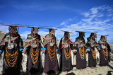 Photos Chine : costume folklorique de Pulan au Xizang