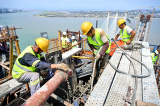 Photos Chine : construction d'un pont maritime au Fujian
