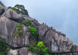 Photos Chine : rouverture du pic Tiandu du mont Huangshan