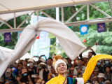 Photos Chine : concours de danse Guozhuang au Xizang