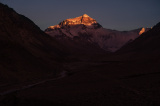 Photos Chine : mont Qomolangma au coucher du soleil