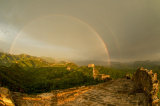 Photos Chine : double arc-en-ciel au-dessus de la Grande Muraille