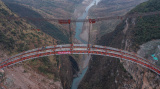 Photos Chine : construction d'un grand pont au Guizhou