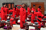 Photos Chine : crmonie traditionnelle pour l'entre des enfants  l'cole primaire