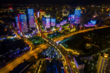 Photos Chine : paysage nocturne d'Urumqi