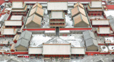 Photos : Palais imprial de Shenyang aprs la neige