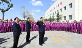 Photos Chine : inspection de Xi Jinping au Qinghai