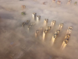 Photos Chine : brouillard d'advection  Weining