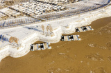 Photos Chine : glace en mouvement sur le fleuve Jaune