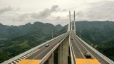 Photos Chine : mise en service d'une autoroute au Guizhou