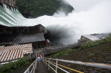 Photos Chine : un rservoir majeur du Zhejiang ouvre l'ensemble de ses dversoirs face aux inondations