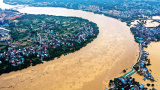 Photos Chine : inondations dans le district de Rongshui au Guangxi (sud)