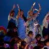 Des spectateurs du Festival de chant choral de l'le de Pingtan de Chine