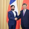 Le prsident chinois Xi Jinping rencontre le 15 novembre 2024 le prsident chilien Gabriel Boric en marge de la 31e Runion des dirigeants conomiques de la Coopration conomique pour l'Asie-Pacifique 