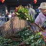 Photos Chine : march aux fleurs au Yunnan